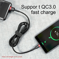 Grosir aksesori ponsel kabel pengisi daya Cepat Tipe C 6 kaki kabel Data USB pengisian cepat untuk Xiaomi