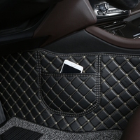 Accesorios para Auto en Oferta, Juego Completo de 3 Piezas de Tapetes de Cuero de Lujo para Auto, Personalizados para Carnival, para Vehículos con Volante a la Derecha