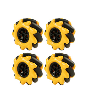 Schwarzes <span class=keywords><strong>Mecanum</strong></span>-Rad Universal-Omni-Rad 48mm 60mm 80mm - Product Image 1