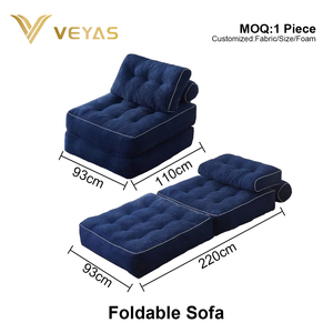 Top Chinese Ecommerce Sites Modern Foldable Reclining <b>Small</b> Carton <b>Daybed</b> Sofa Living Room Reception Furniture Wholesaler Foshan - Product Image 6