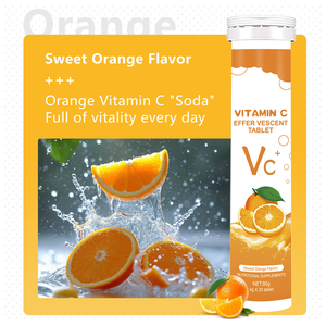 OEM <strong>Adult</strong> &amp; Kids Vitamin C Effervescent <strong>Tablets</strong> (Sweet Orange Flavor) - Vitamin &amp; Electrolyte Supplement - Product Image 3