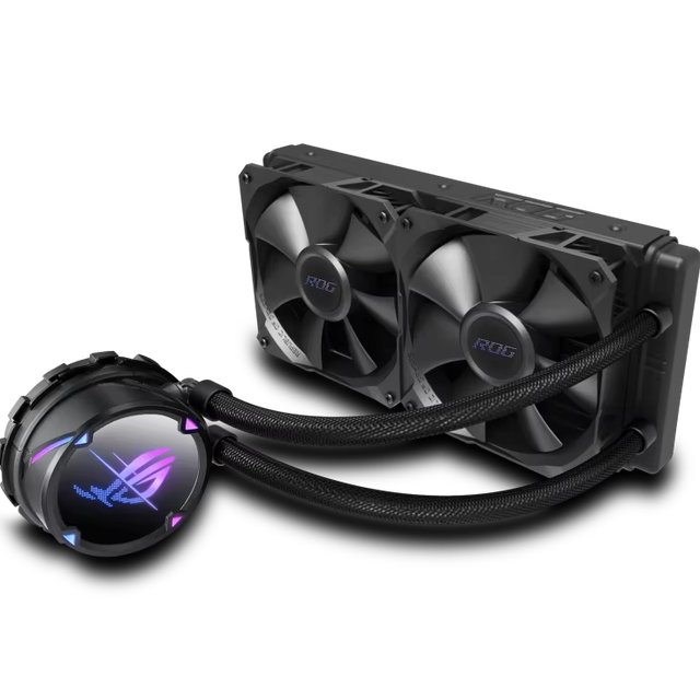 ASUS ROG RYUJIN II 240 /240/ II 360/LC II 360 All-in-One CPU Liquid Cooler with LCD Recessed Pump Fan Supports Intel/AMD CPUs