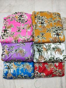 ผ้าคอตตอนซักหลากสีสำหรับทำชุดสูทผ้าพิมพ์ลายสำหรับทำชุดเดรส - Product Image 2