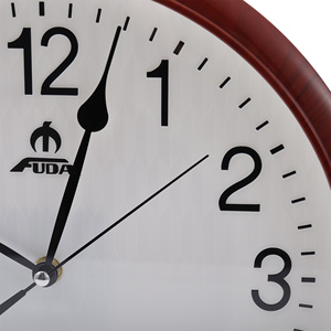 Hiện Đại Đơn Giản Thời Trang Văn Phòng Nhà Đồng Hồ Màu Đỏ Biên Giới Rotundity Đồng Hồ Treo Tường Nhà Máy Giá - Product Image 4