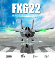 Avion télécommandé planeur RC F22 Fighter Model 2.4G 3 canaux, portée 200m, prêt à l'emploi avec chargeur et batteries pour enfants