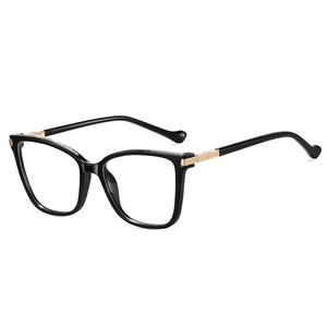 Partagas Cat Eye TR90 CP Spring Bisagra Glitter Powder Anti Blue Light Gafas Montura <span class=keywords><strong>de</strong></span> gafas ópticas Gafas para mujeres - Product Image 4