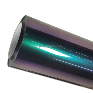 Vinilo Adhesivo para Automóviles con Cambio de Color Verde Camaleón a Rojo, Rollo de 17 Metros - Product Image 2