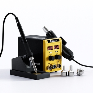 Station de soudage et de pistolet à air chaud numérique 2 en 1 Kailiwei 8589D réglable 700W pour la réparation et la réparation de BGA mobile - Product Image 3