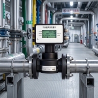 Yunyi Custody Transfer Ultrasonic Gas Meter 1.0% Accuracy 4-20mA RS485 for Fiscal Gas Measurement SCADA System