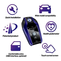 Llave Inteligente Modificada con Pantalla Táctil LCD, Sistema de Entrada sin Llave con Batería de 1000 mAh