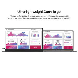 Портативный 17,3-дюймовый 4K IPS LCD-монитор с яркостью 400 кд/м², 100% sRGB, частотой обновления 60 Гц, подключением Type-C, встроенным динамиком для настольных ПК - Product Image 4