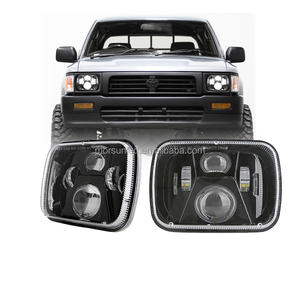 Faro LED de 5x7 7x6 Pulgadas para <span class=keywords><strong>Ford</strong></span> <span class=keywords><strong>Bronco</strong></span> 1979-1986, Piezas de Luz LED de 12v para Econoline E150/E250/E350/E450 1985-2013 - Product Image 1