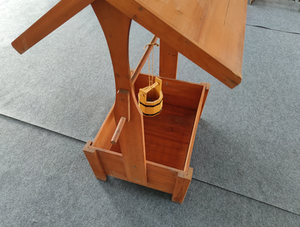 Extérieur Original Bois Couleur Anticorrosion Bois Villa Jardin <span class=keywords><strong>D</strong></span>écoration Creative Ornements Bien <span class=keywords><strong>Pot</strong></span> De Fleurs - Product Image 3