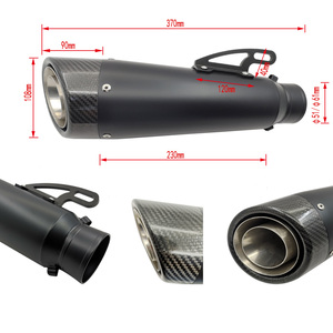ท่อไอเสียรถจักรยานยนต์อเนกประสงค์ 36~51 มม. 250SB FU150 <span class=keywords><strong>GSX</strong></span>-R150 GSR250S RM-Z250 GSX250R RM-Z250 V-Strom250 SV650X SV650 - Product Image 4
