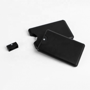 <b>Pocket</b> 20ml PP Credit Card Hand Sanitizer Spray Bottle Empty Credit Card Perfume Bottle With Spray Cap - Product Image 2