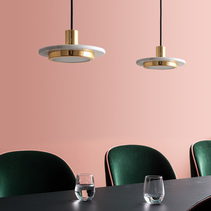 Lámpara Colgante Nórdica Postmoderna de Piedra con Marco de Hierro, LED, para Comedor, Dormitorio, Barra de Bar, Lujosa, Moderna y Creativa - Product Image 4