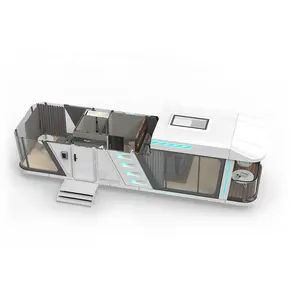 Moderne Buiten Slaappod Ruimte Capsule Hotel Home Hut Huis Huis Huis Huis Luxe Kleine Prefab Container Huizen