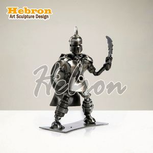 Modelo de Velero Metálico Nórdico, Decoraciones Creativas para Escritorio, Decoración del Hogar, Escultura de Metal de <span class=keywords><strong>Batman</strong></span> - Product Image 6