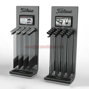 Customized Modern Style Wooden Golf Club Display Rack