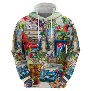 Africano <span class=keywords><strong>Cuba</strong></span> Popular POD personalizado impreso 3D gráfico sudaderas con capucha 7 días Envío rápido bandera especial Regular Fit pulóver sudadera - Product Image 6