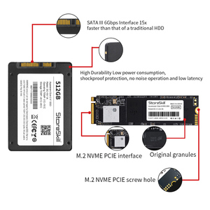 Ổ cứng ngoài SSD 120GB 2TB NVMe M2 gen4 2.5 'SATA3 SSD 4TB 2TB 512GB 256GB 128GB đĩa cứng - Product Image 3