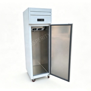 Réfrigérateur-congélateur professionnel à porte simple, refroidissement par air forcé, dégivrage automatique, acier inoxydable, compatible OEM, certifié Energy Star - Product Image 2