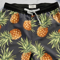 Shorts de bain d'été personnalisés imprimés pour hommes, séchage rapide, légers, 100% polyester