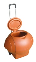 Grand refroidisseur de football en plastique 50L Bonne qualité Coffre à glace dure Boîte isotherme rotative pour le camping de vacances