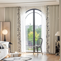 Taille personnalisée usine nouveaux rideaux rideaux design pour salon et chambre