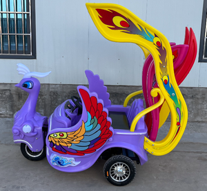 Personalizado 48V 500W niños Ride-on coche eléctrico luminoso <span class=keywords><strong>Phoenix</strong></span> ruedas inflables para parques infantiles interior educativo uso en el aeropuerto - Product Image 5