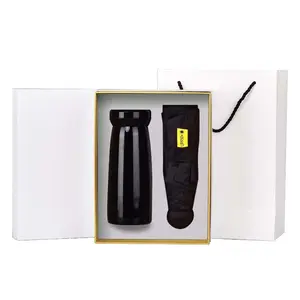 High Quality Business Gift Sets Vacuum Cup And Umbrella Executive Supplies Luxury Corporate Custom Gift Set