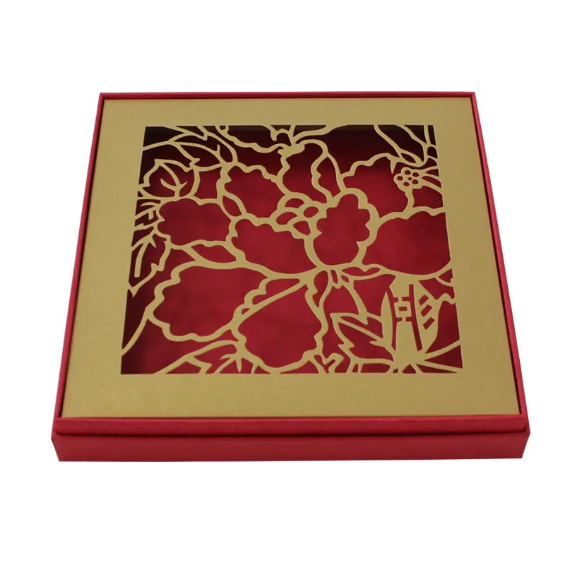 Yongjin Romantic Hollow Out Love Birds Laser Cut Square Candy Boxes Bridal Shower Wedding Party Favor Gift Boxes