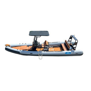 Transea Luxury Australia 760 <span class=keywords><strong>Bateau</strong></span> semi-rigide gonflable en Hypalon 25 pieds Plus avec coque en <span class=keywords><strong>aluminium</strong></span> et <span class=keywords><strong>annexe</strong></span> gonflable - Product Image 2