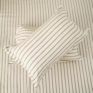 Ensemble de literie minimaliste pour la maison, toutes saisons, 100% coton, comprenant drap plat et housse de couette, literie universelle - Product Image 5