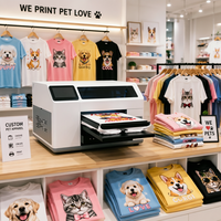 Imprimante numérique DTG pour t-shirts Reeleyin, impression par scan de code QR, encre de revêtement textile entièrement automatique pour adolescents et écoles