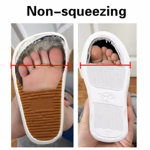 Babyhappy New Innovation suola in gomma vera pelle di cera Slip-on scarpe a piedi nudi minimaliste ergonomiche a punta larga