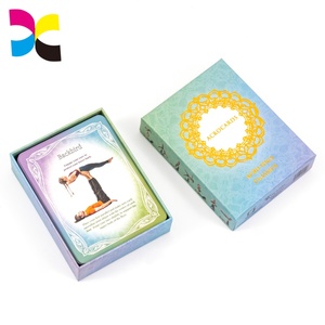 Échantillon gratuit de cartes de poses de yoga personnalisées imprimées en usine pour enfants, adultes et débutants - Product Image 3