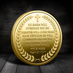 Medalla Conmemorativa Personalizada Estilo Antiguo de Angel <span class=keywords><strong>Mike</strong></span>, Insignia Metálica Troquelada de Zinc y Hierro, Recuerdo Pintado - Product Image 3