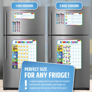 Premio magnetico e grafico di comportamento per più bambini per frigorifero - Product Image 3