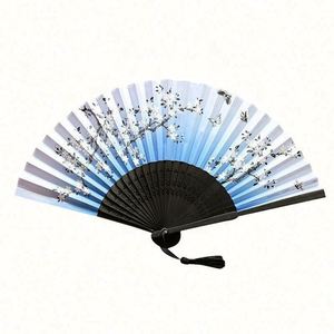 Customized Bride Decoration Wooden <b>Sheet</b> High Quality Hand Fan Fold Printing Hand Fan - Product Image 6