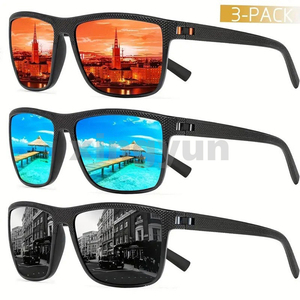 Lunettes de Soleil Populaires, Tendance, Monture en Plastique Personnalisée, Vente en Gros Pas Cher pour Femmes et Hommes - Product Image 3
