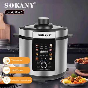 Cuisinière électrique multifonctionnelle SOkany 7L, appareil électroménager 7L, <span class=keywords><strong>autocuiseur</strong></span> électrique multifonctionnel, cuiseur à riz <span class=keywords><strong>Silver</strong></span> <span class=keywords><strong>crest</strong></span> - Product Image 3