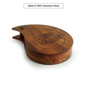Wooden Spice <b>Box</b> With Lid And Compartments For Spices And <b>Herbs</b> Desktop Storage Container Qms1027 - Product Image 2