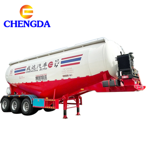 Semi-remorque à ciment en vrac <span class=keywords><strong>de</strong></span> haute qualité CHENGDA avec suspension à ressorts à lames, 3 essieux - Product Image 5