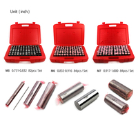 Jeu de jauges à goupilles en acier pour fabricants d'outils de mesure personnalisés, jauges à goupilles en pouces .251 .500 0.011 pouces