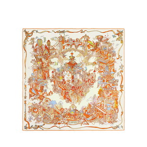 卸売カスタムデジタル印刷スクエアシルクスカーフ100%シルクスカーフプリントロゴ女性用ヘッドサテンスカーフ - Product Image 5