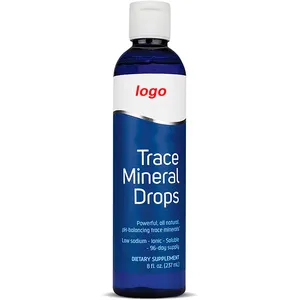 Customized Private Label Concentrace Trace Mineral Drops, 8 Fl Oz liquid wholesale ODM OEM