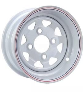 Jante/<span class=keywords><strong>roue</strong></span> en acier de <span class=keywords><strong>remorque</strong></span> de camion personnalisée 13x4.5 <span class=keywords><strong>4x100</strong></span> de haute qualité - Product Image 4