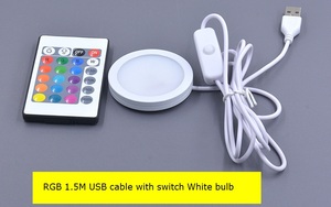 Design moderne RGB3W 5V LED Veilleuse Ultra-Mince <span class=keywords><strong>Tuo</strong></span> Z Lampe Imprimée pour Bibliothèque Veste de Vin IP44 3D Imprimé Cabinet Lights - Product Image 5