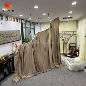 ฉากหลังผ้าโค้งรูปตัว S แบบเรียบหรู ปรับแต่งได้ สำหรับตกแต่งงานปาร์ตี้ พิธีต่างๆ งานเลี้ยงต้อนรับ และตกแต่งพื้นหลังเวที - Product Image 3
